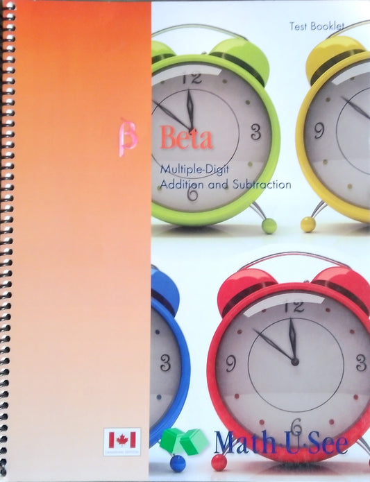 Math-U-See Beta Test Booklet