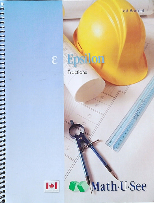 Math-U-See Epsilon Test Booklet