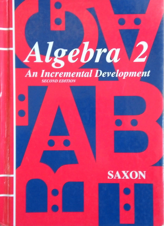 Saxon Algebra 2 Textbook