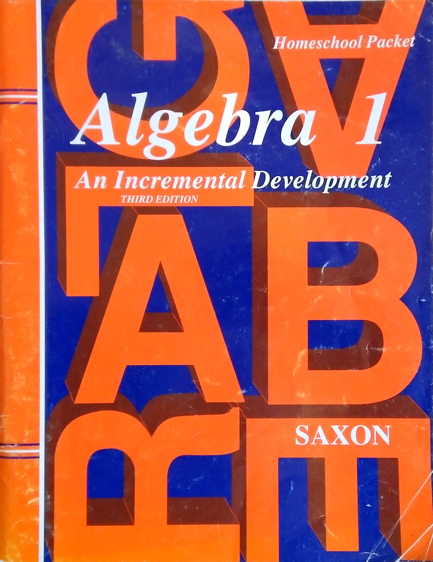 Saxon Algebra 1 Homeschool Packet