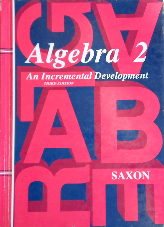 Saxon Algebra 2 Textbook