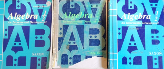 Saxon Algebra 1/2 Student Bundle