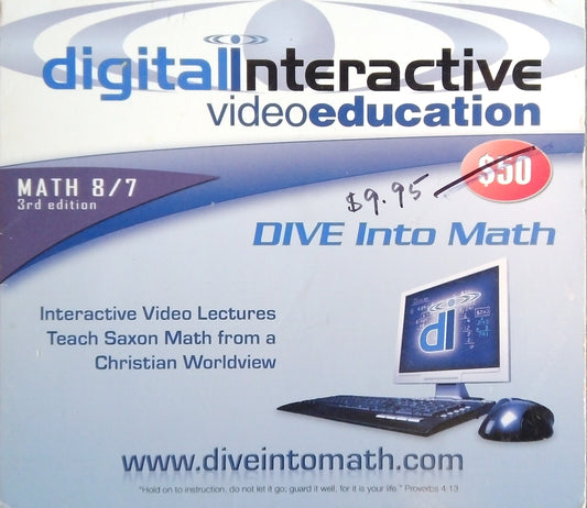 Saxon Math 87 DIVE DVD