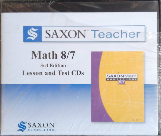 Saxon Teacher: Math 87 Lesson/Test CDs
