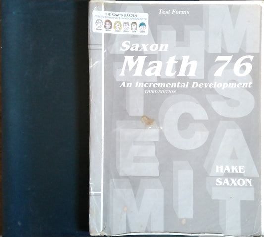 Saxon Math 76 Tests Bundle