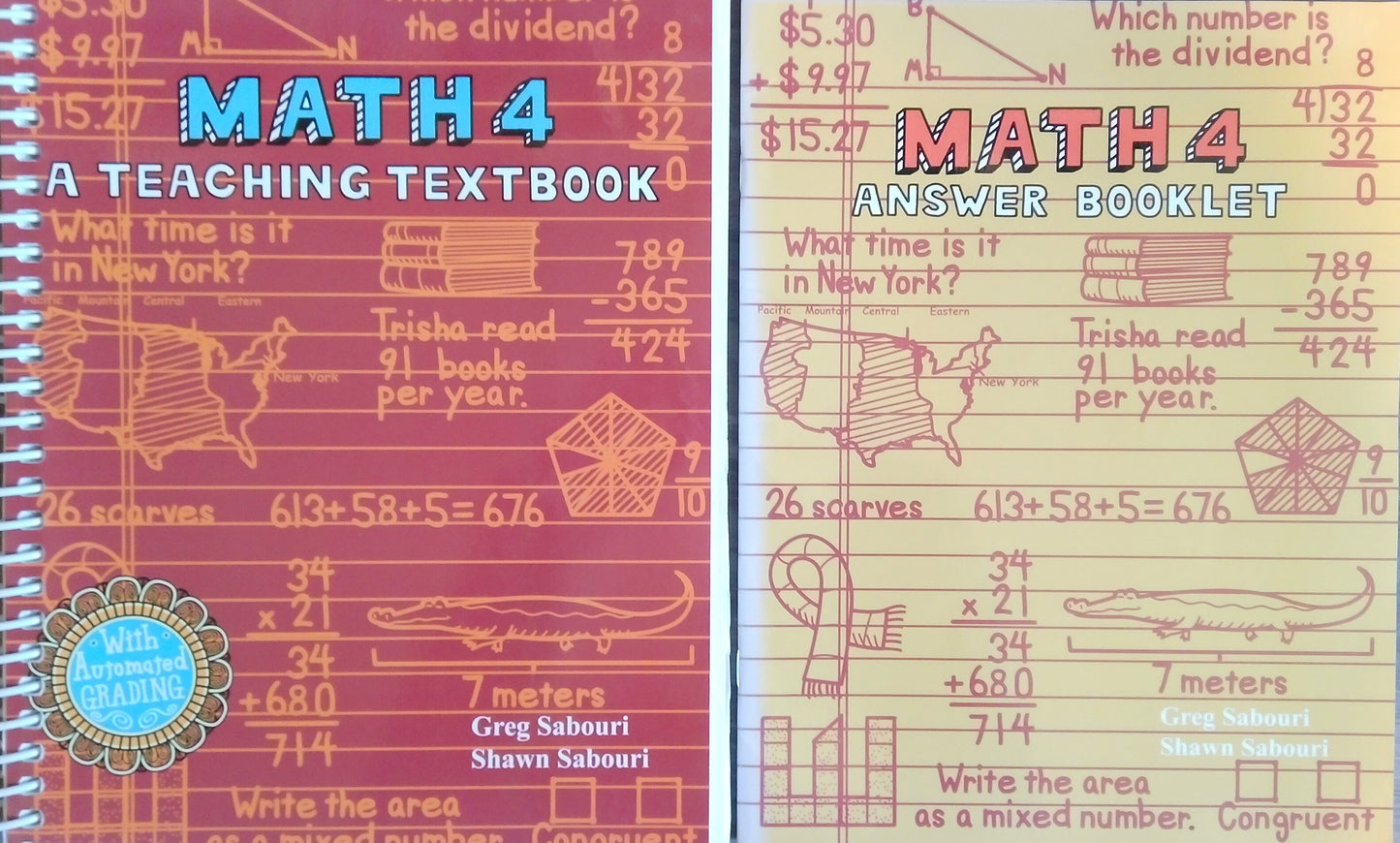 Teaching Textbooks Math 4 Bundle