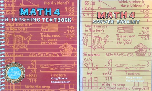 Teaching Textbooks Math 4 Bundle