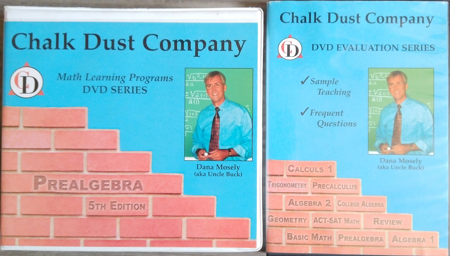 Chalk Dust Company Prealgebra Set