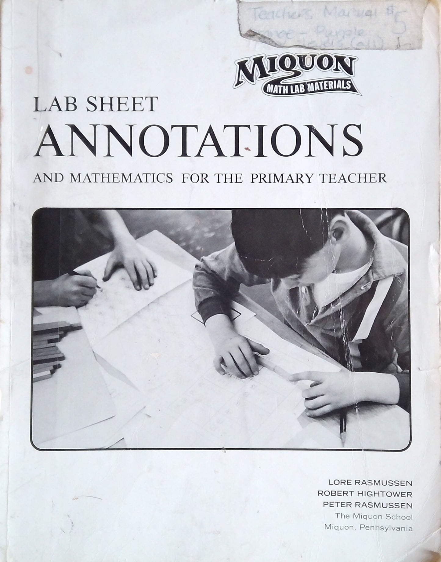 Miquon Math Lab Sheet Annotations