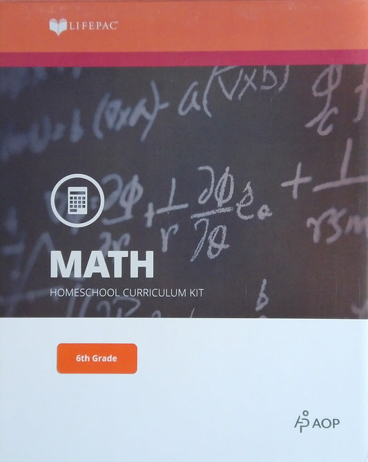 Alpha Omega Math LifePac - Grade 6