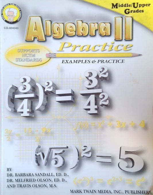 Algebra II Practice