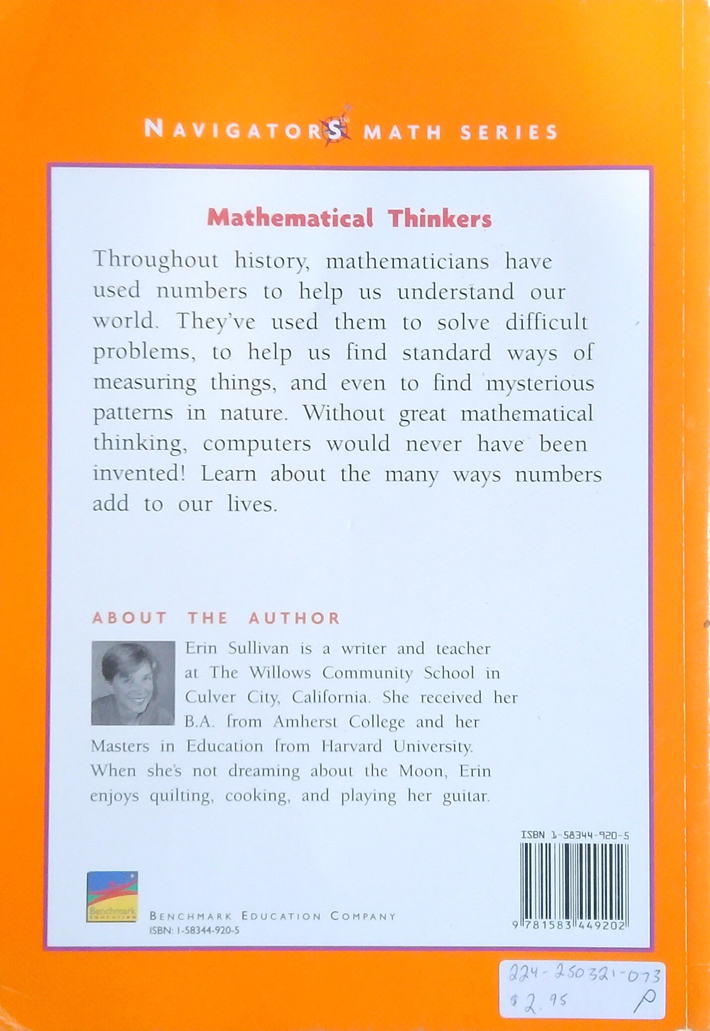 Mathematical Thinkers