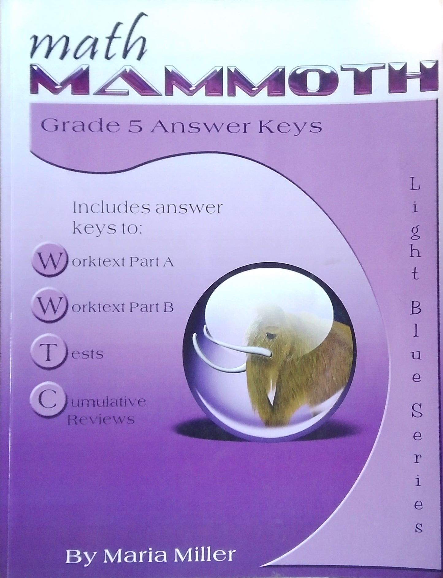 Math Mammoth: Grade 5 Answer Keys