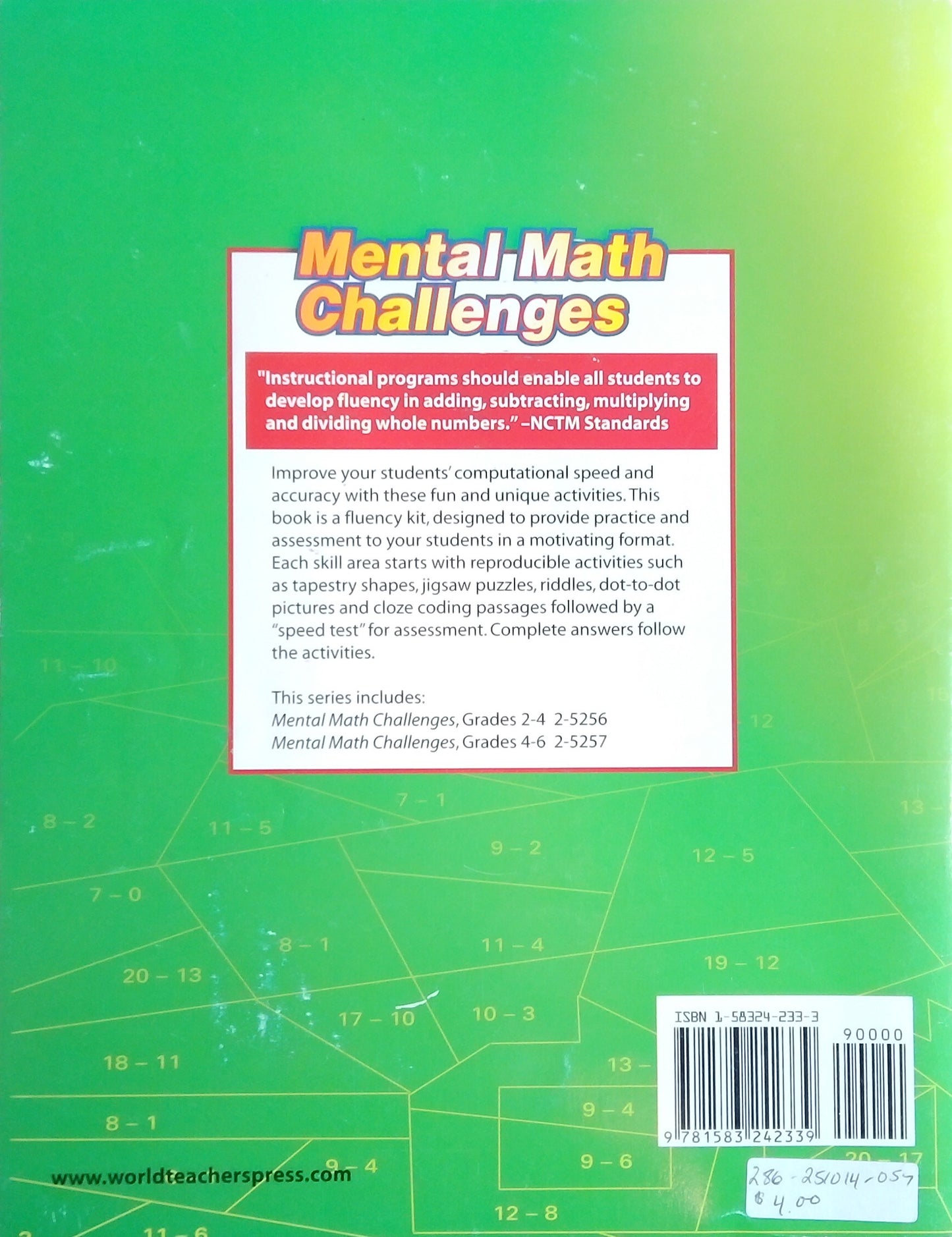 Mental Math Challenges