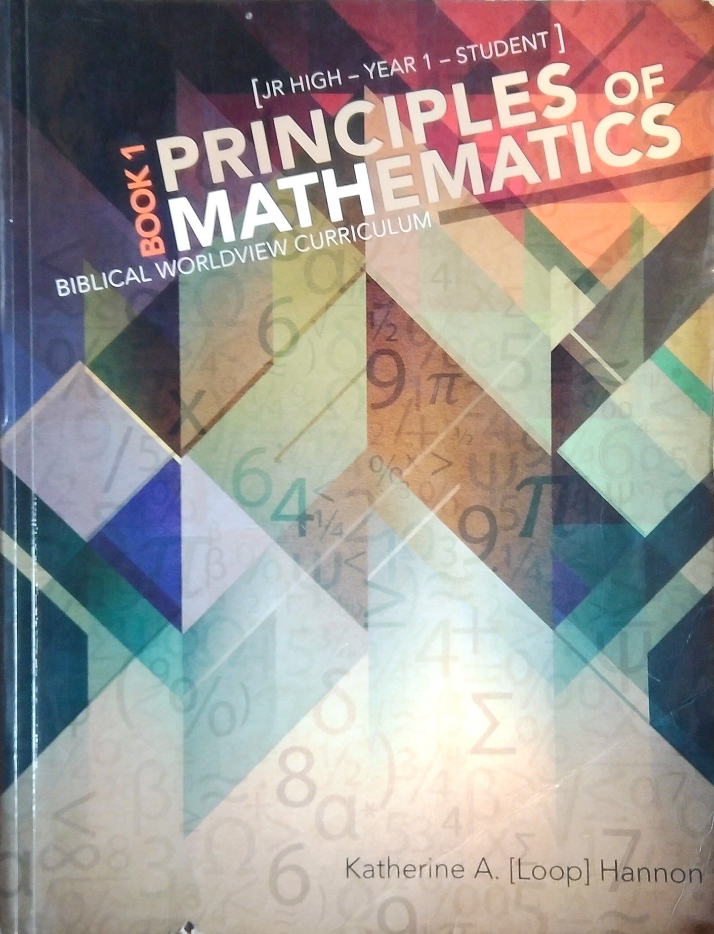 Principles Of Mathematics Book 1 - Student
