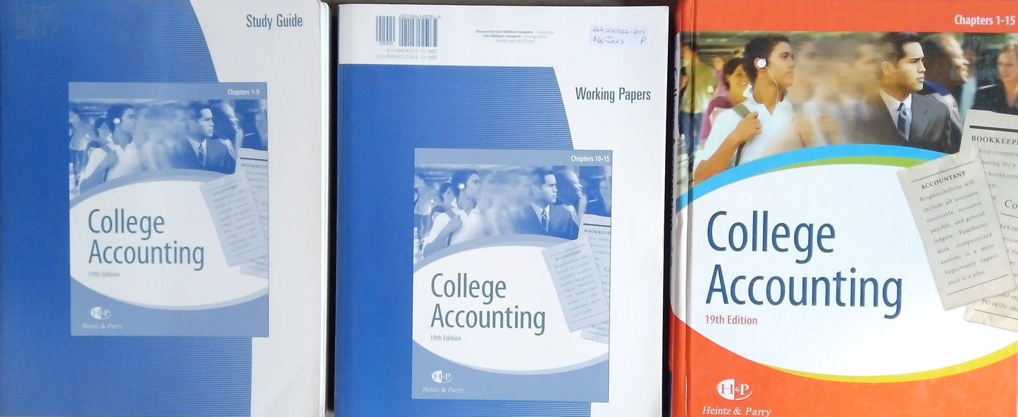 College Accounting Set
