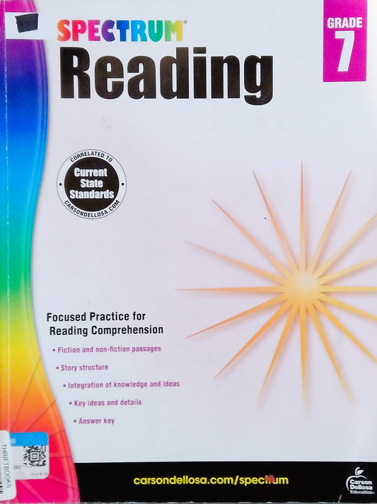 Spectrum Reading - Grade 7