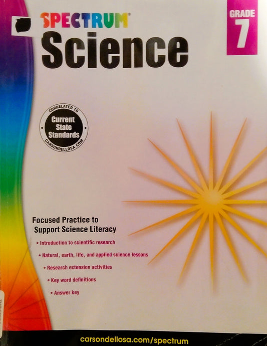 Spectrum Science - Grade 7