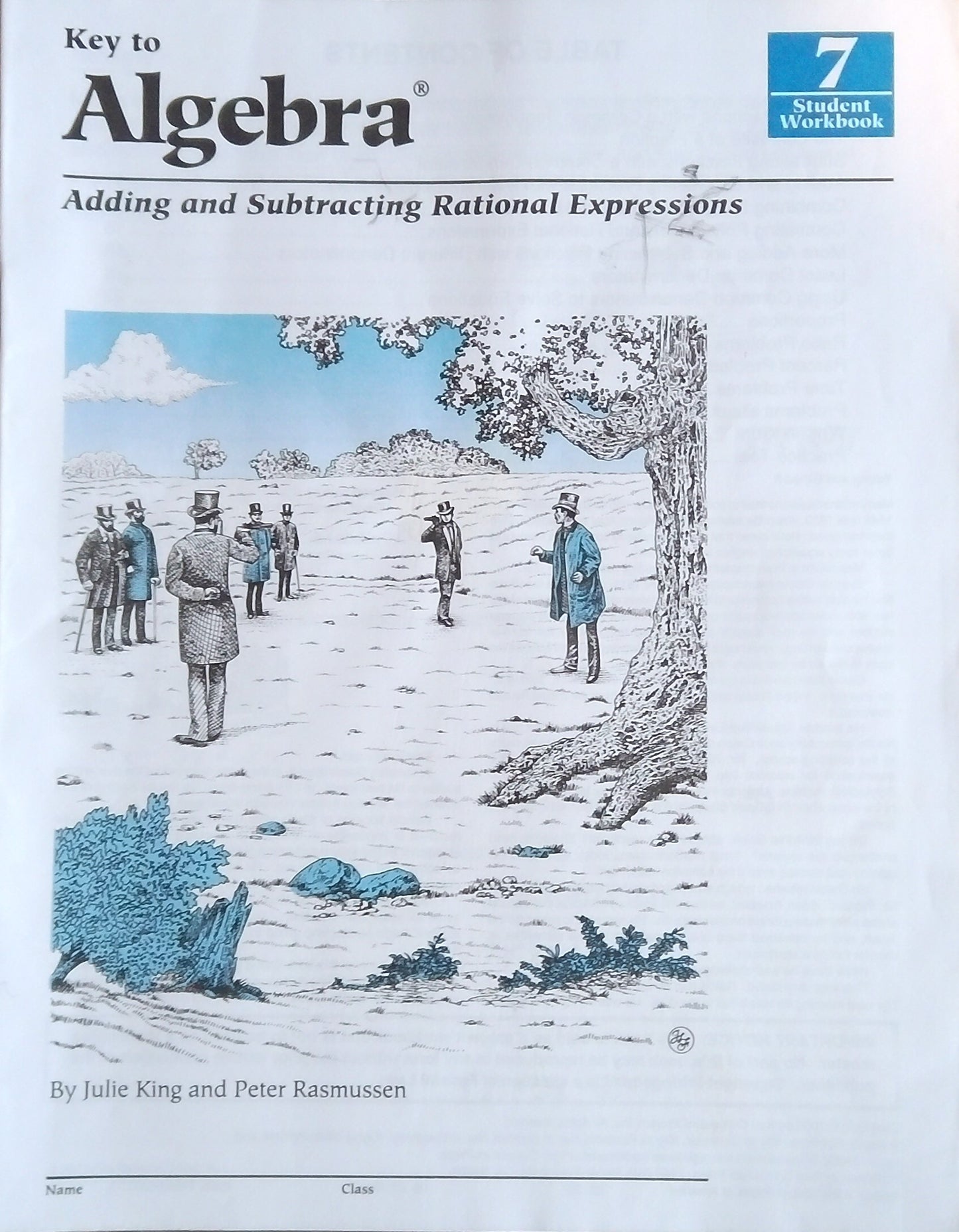 Key To Alegbra Student Workbook 7