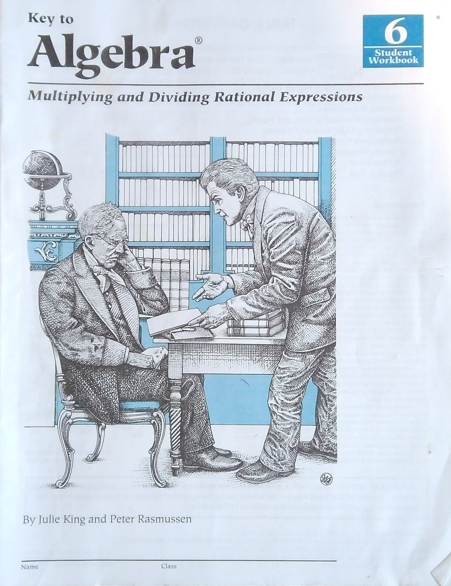 Key To Algebra Student Workbook 6