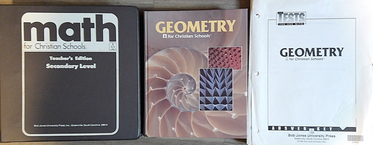 BJU Geometry Bundle