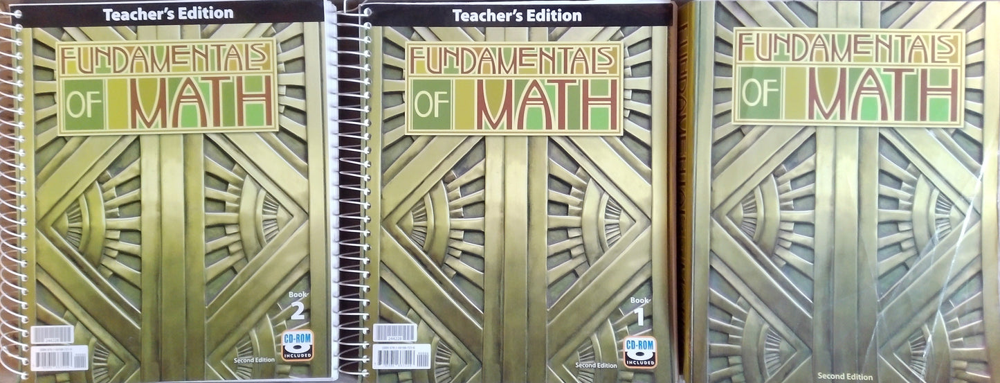 BJU Fundamentals of Math Bundle
