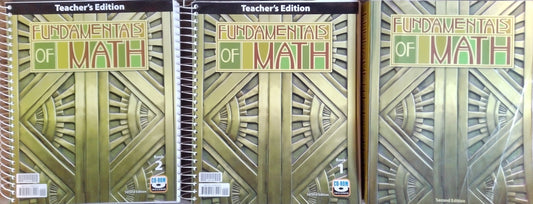 BJU Fundamentals of Math Bundle