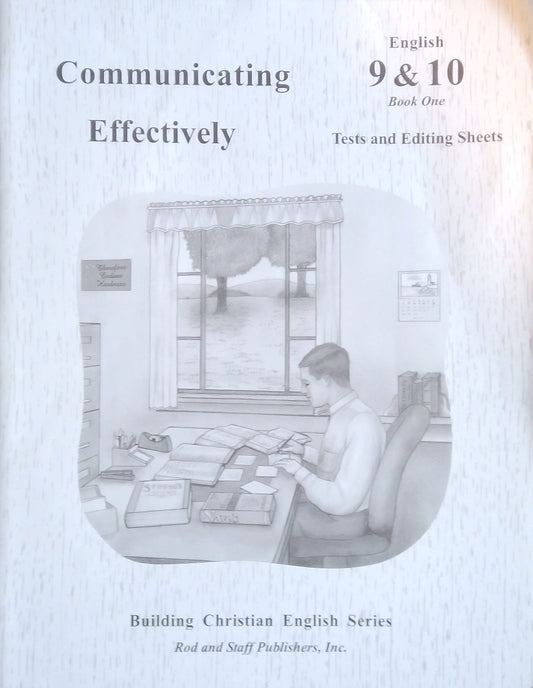 Communicating Effectively Book 1: Tests And Editing Sheets