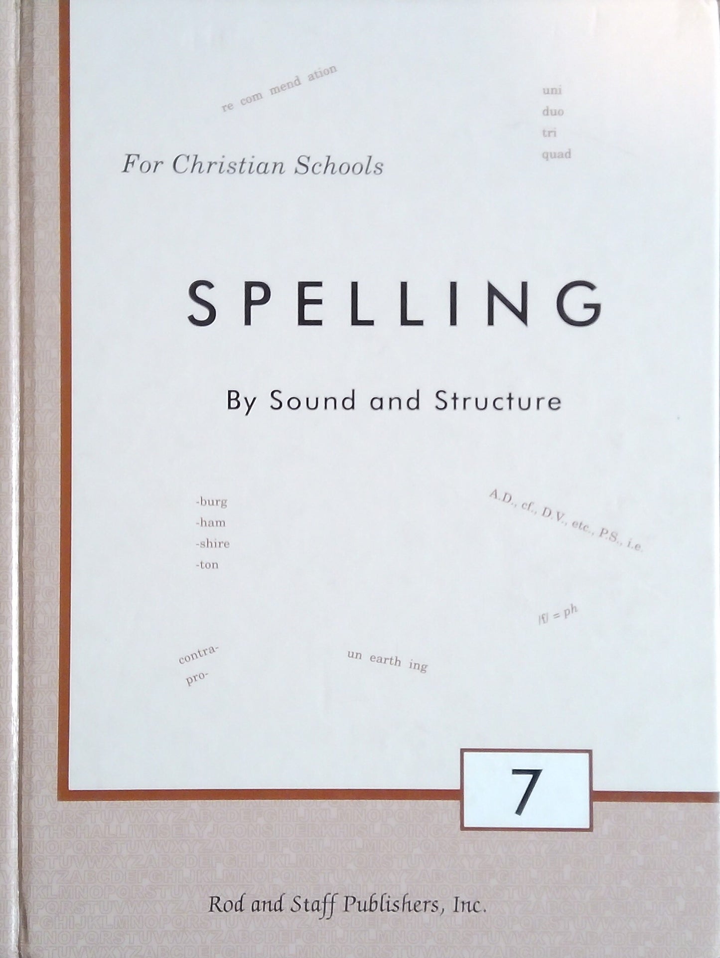 Spelling By Sound And Structure 7