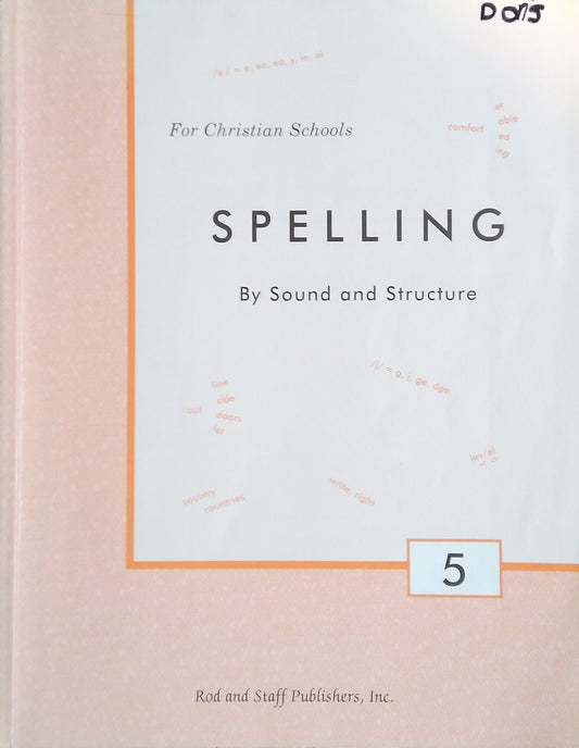 Spelling By Sound And Structure 5
