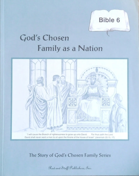God's Chosen Family As A Nation: Student Book