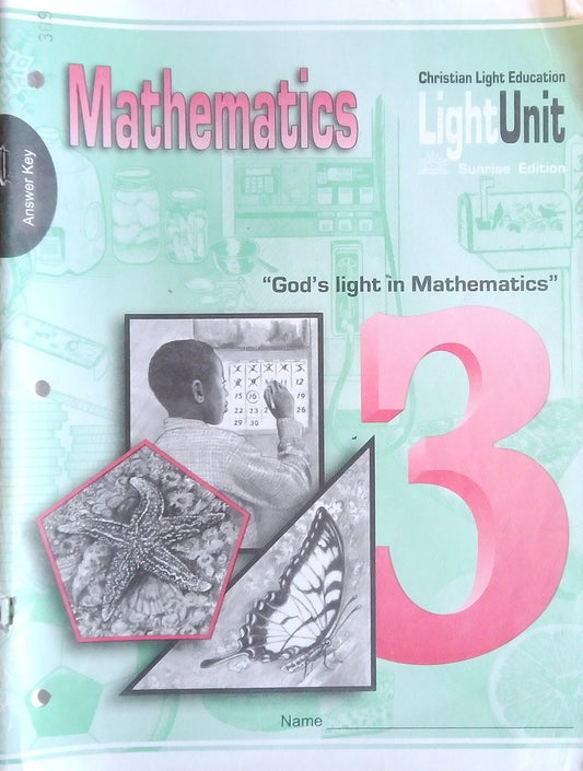 CLE Mathematics: L.U. 309 Answer Key