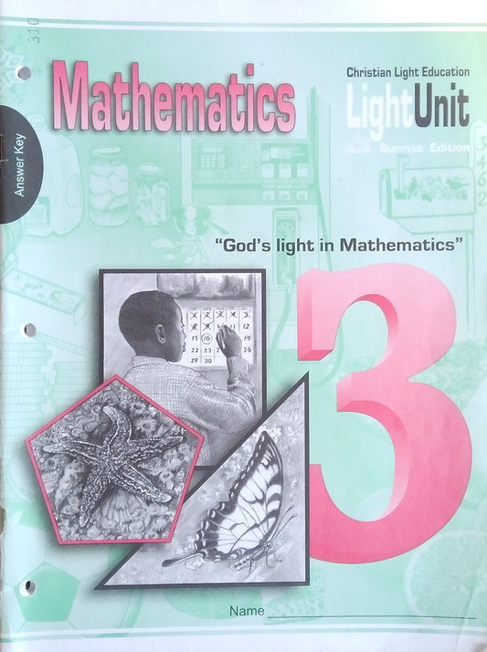 CLE Mathematics: L.U. 310 Answer Key