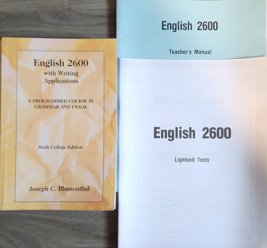 English 2600 Set