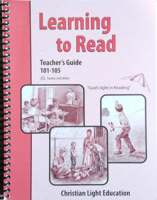 CLE Learning To Read Teacher's Guide - L.U. 101-105