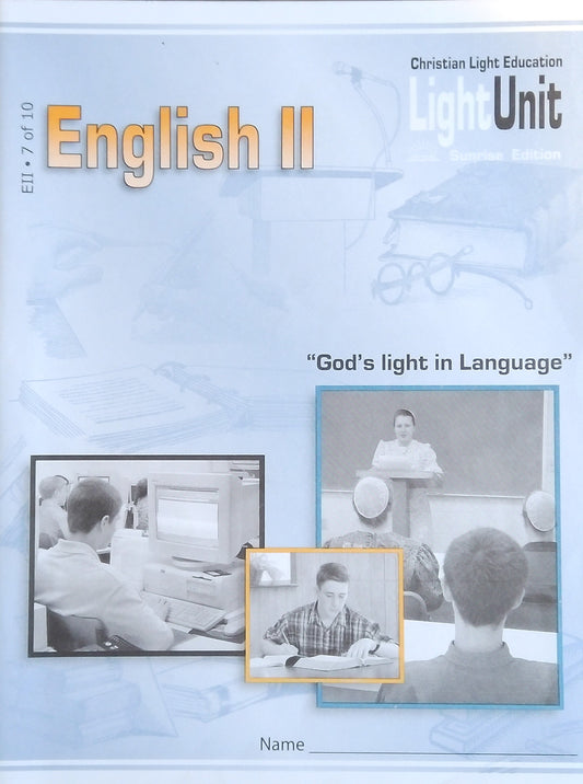 CLE English II L.U. 7