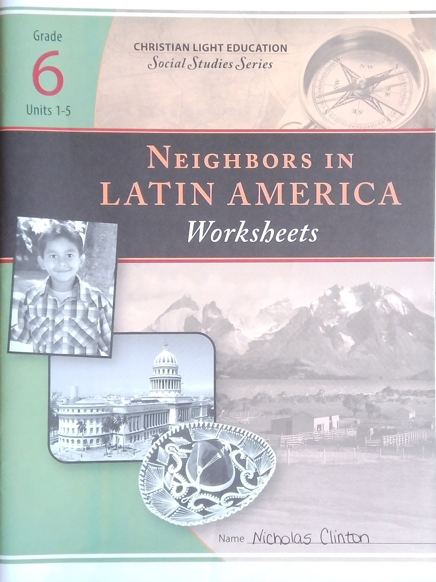 CLE Social Studies 6 Worksheets - Units 1-5