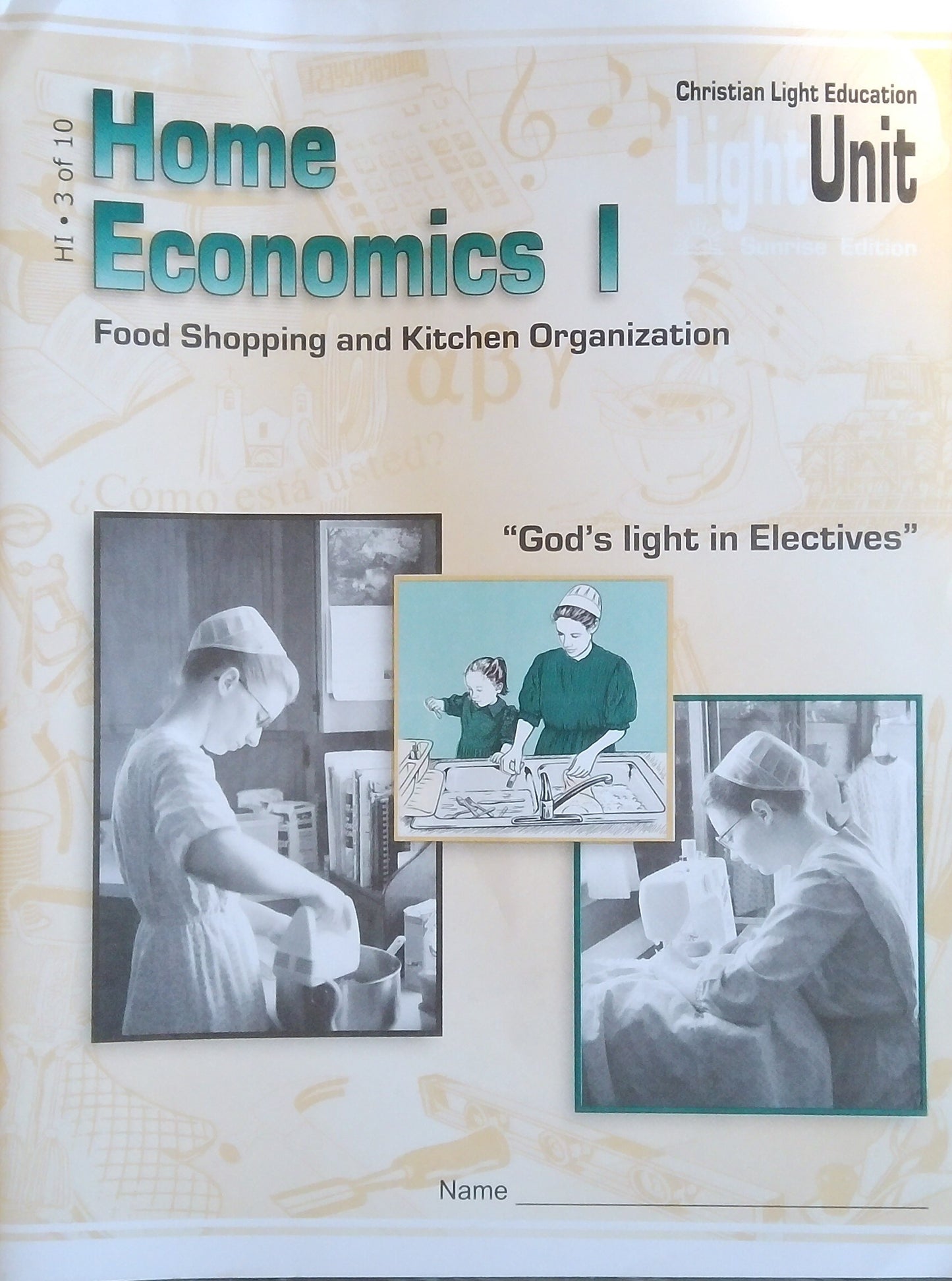 CLE Home Economics 1 - L.U. 3