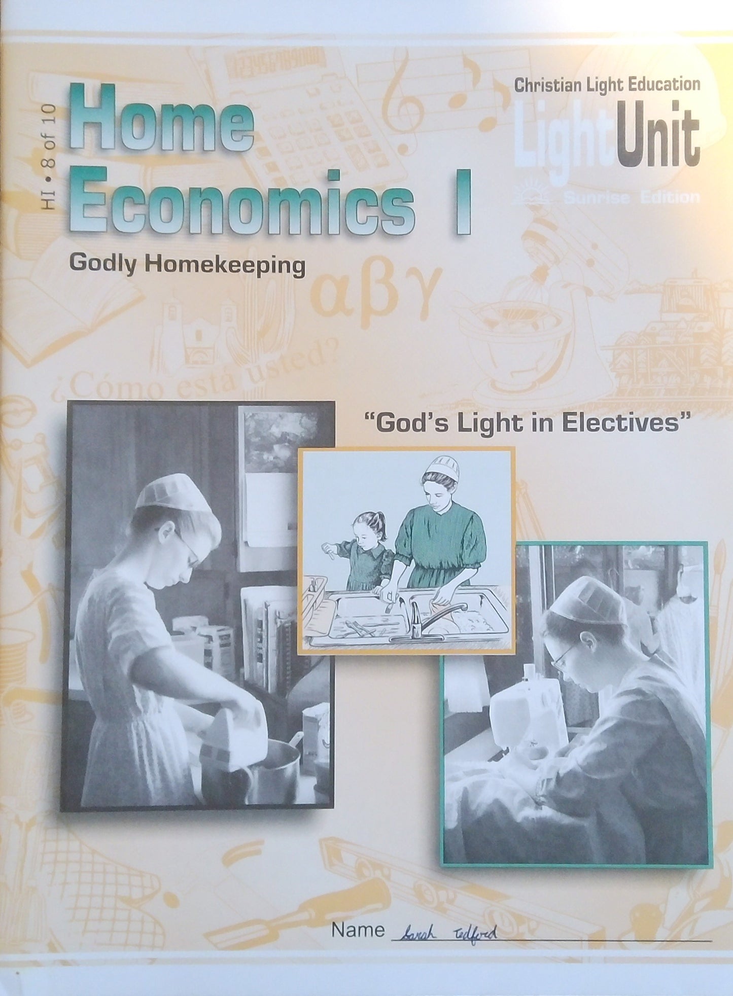 CLE Home Economics 1 - L.U. 8