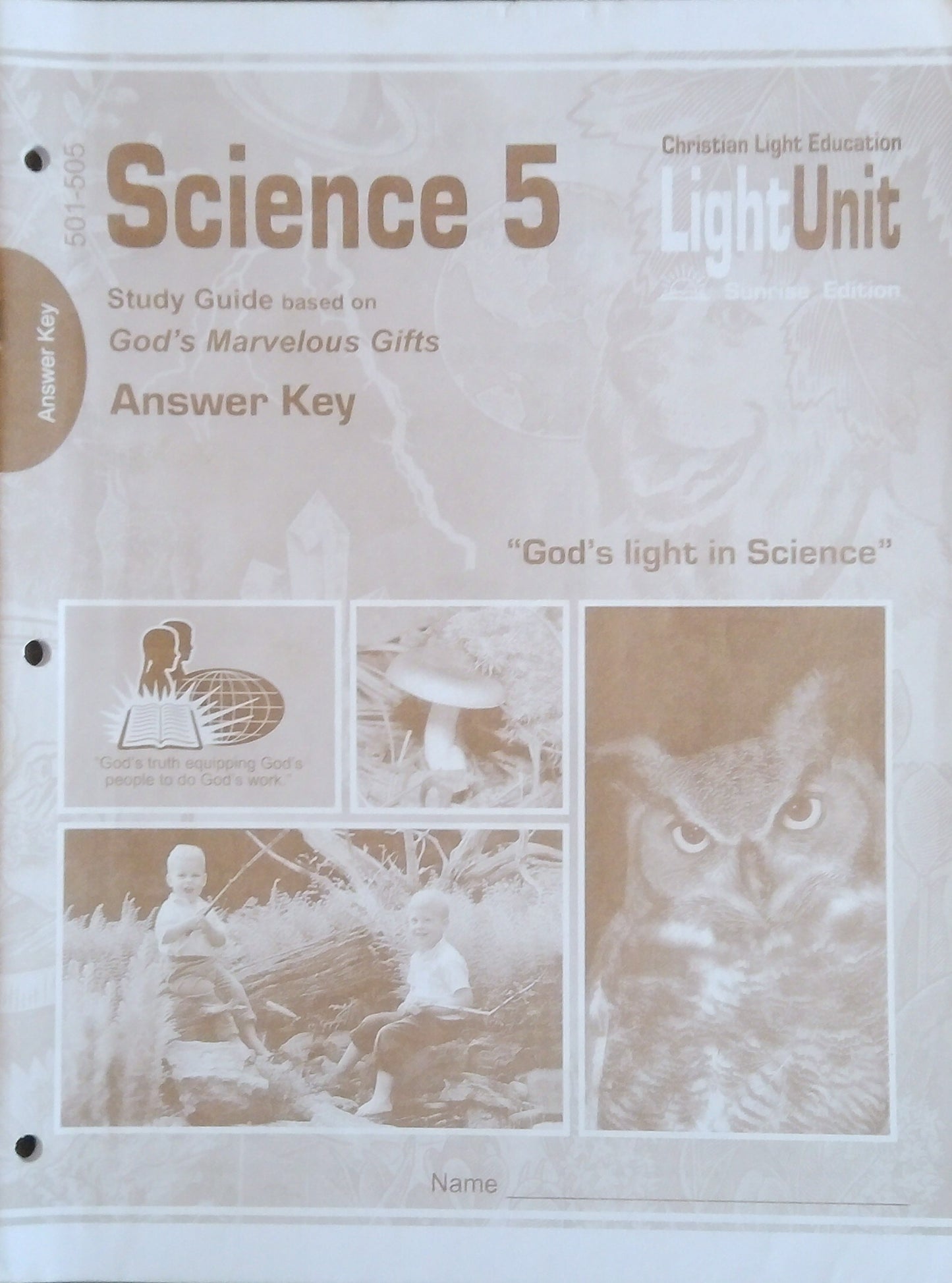 CLE Science Answer Key - L.U. 501-505