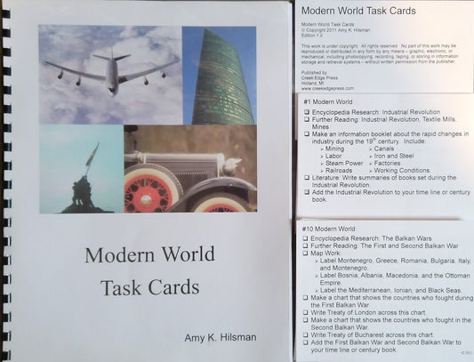 Modern World Task Cards Bundle