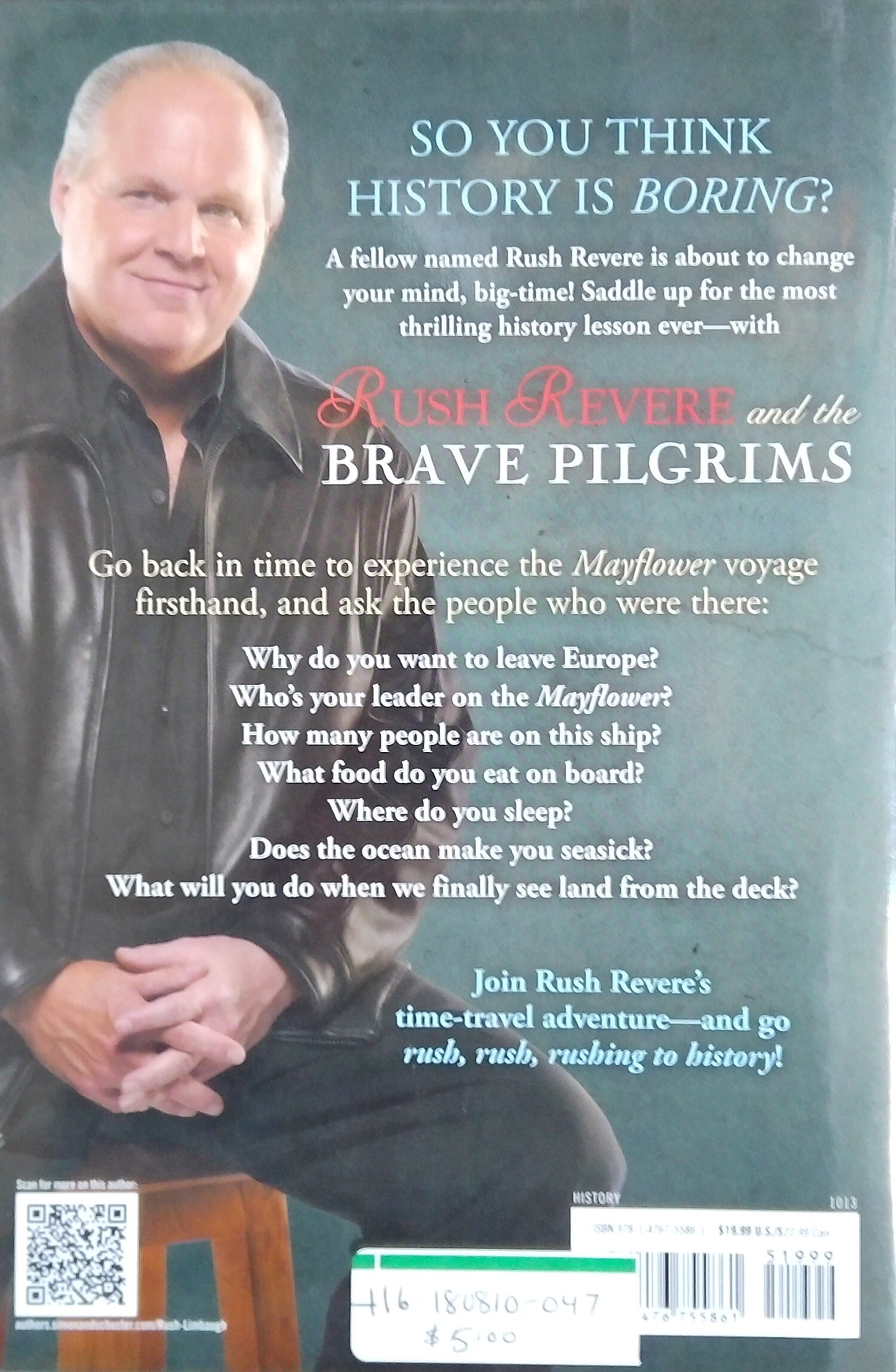 Rush Revere And The Brave Pilgrims