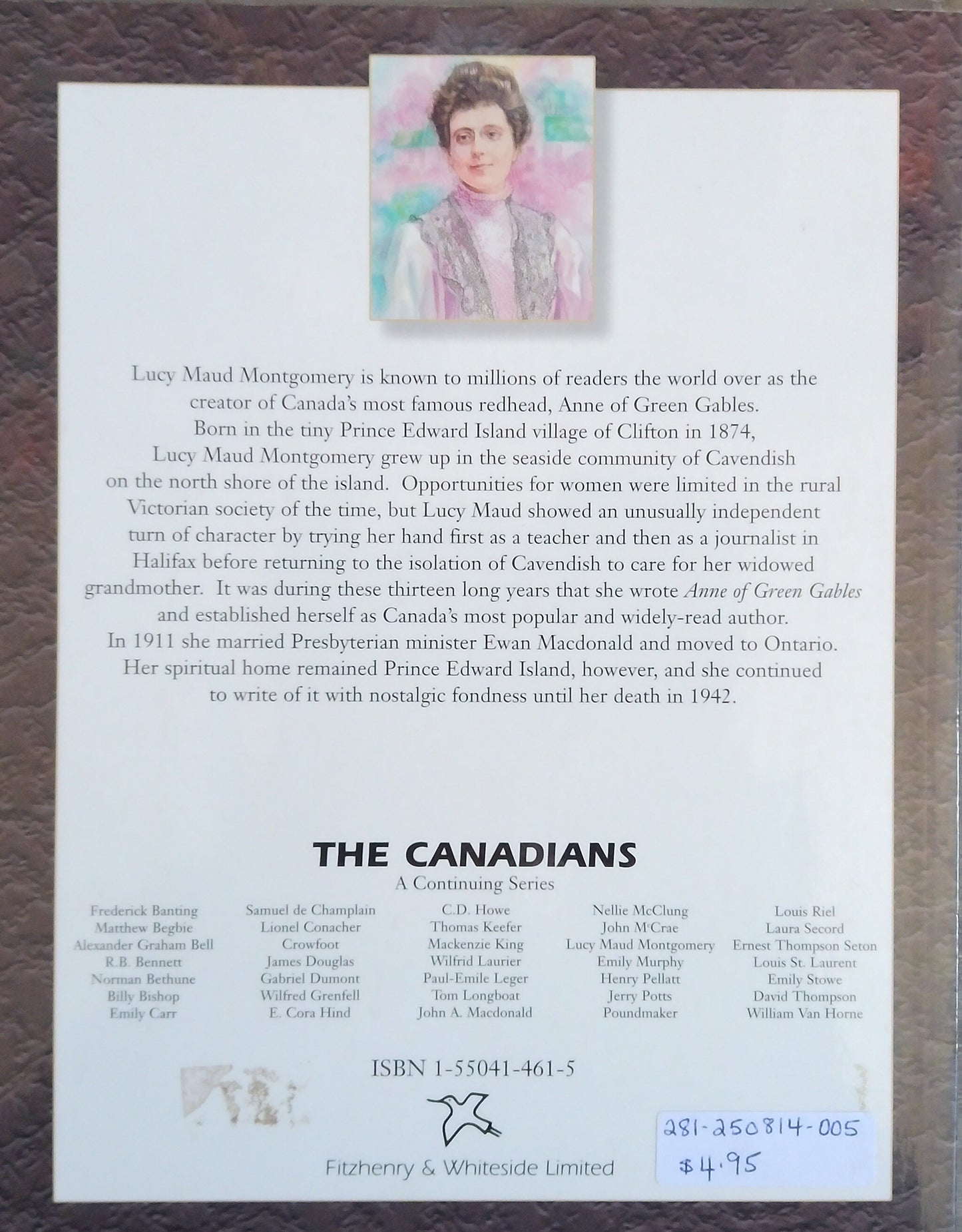 The Canadians: Lucy Maud Montgomery