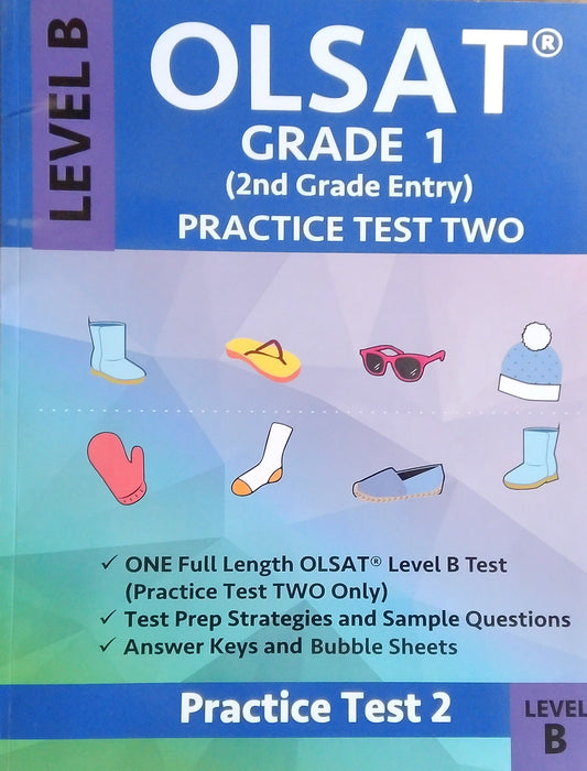OLSAT Grade 1 Practice Test Two