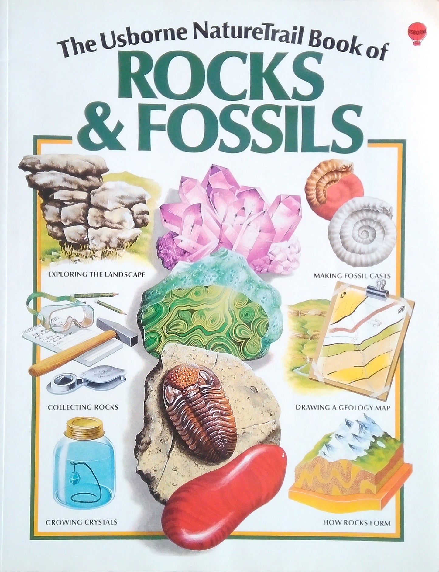 The Usborne NatureTrail Book Of Rocks And Fossils