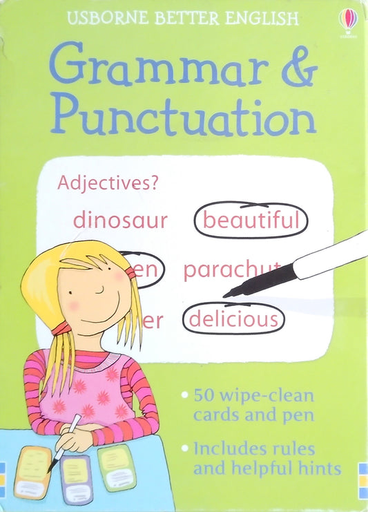 Usborne Better English Grammar & Punctuation Flashcards