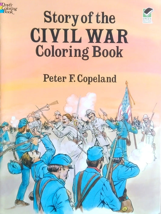 Story Of The Civil War Coloring Book