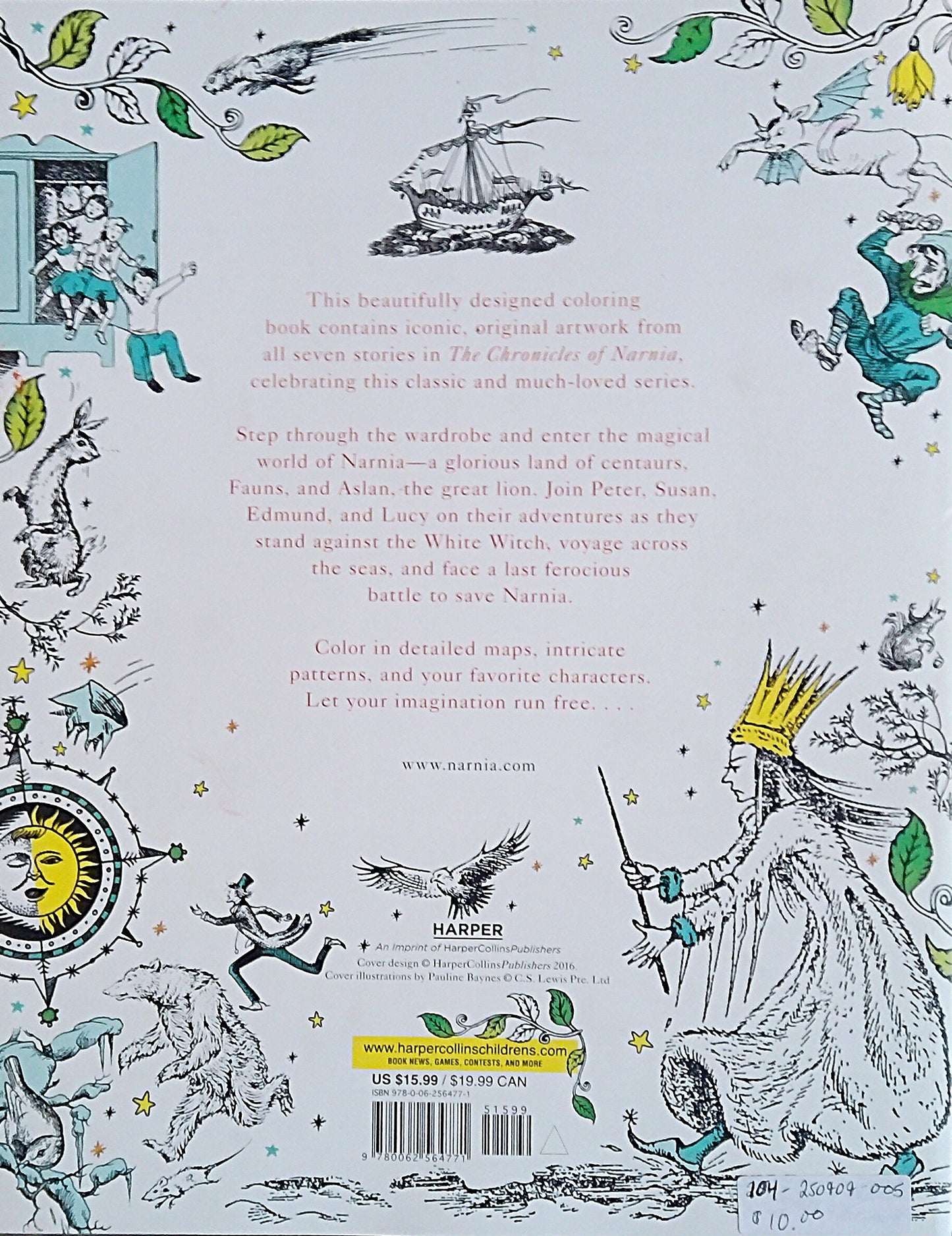 The Chronicles Of Narnia Colouring Book