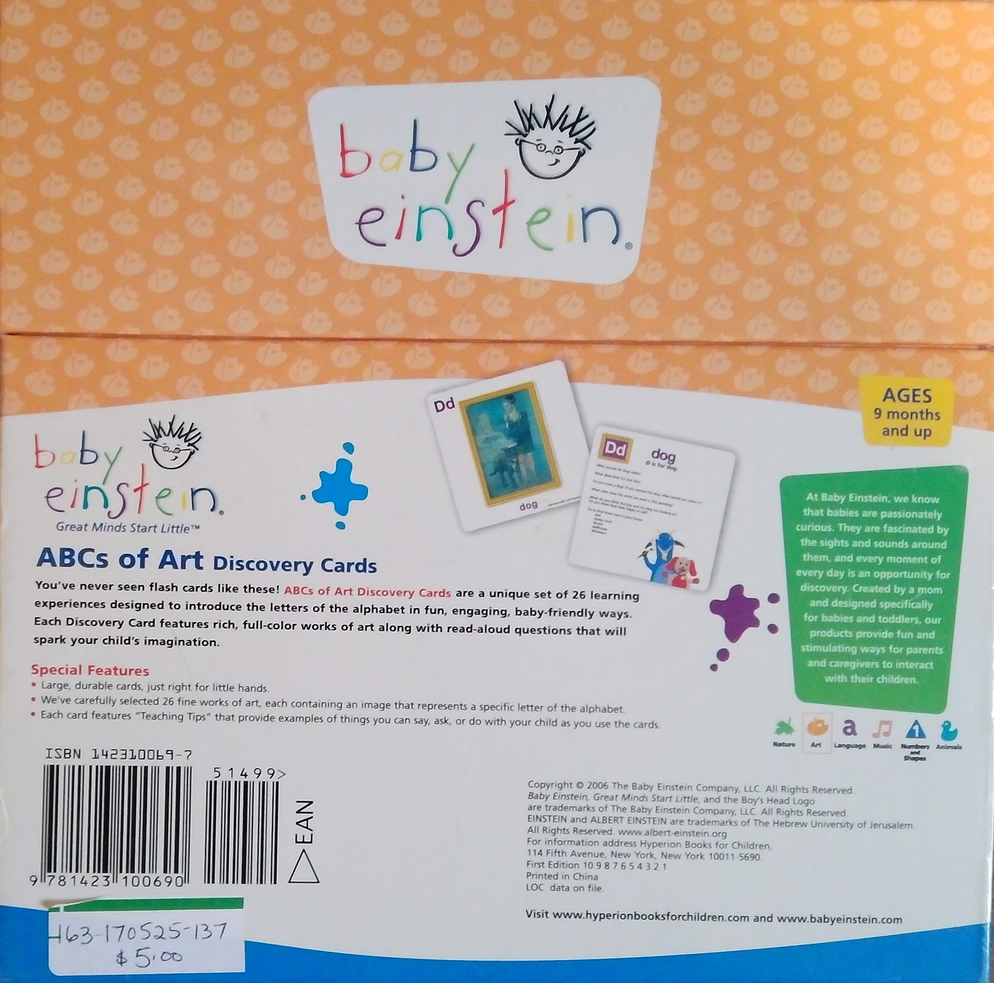Baby Einstein: ABCs of Art Discovery Cards