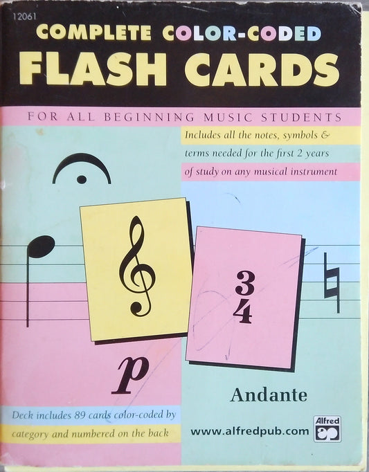 Complete Colour-Coded Music Flashcards